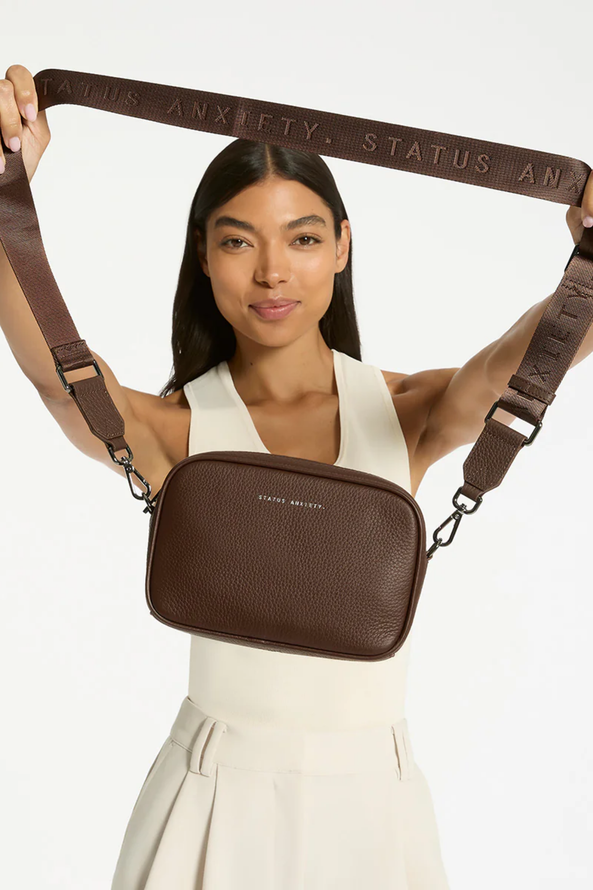 Plunder Crossbody Bag Webbed Strap - Coco