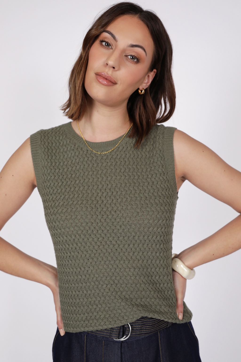 Terra Knit Shirt - Olive