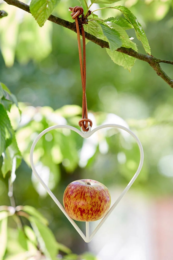 Apple Bird Feeder - Heart