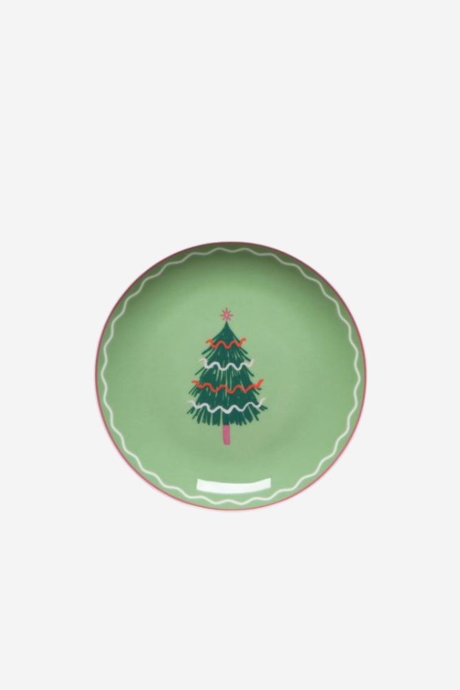 Glitzmas Appetizer Christmas Plates