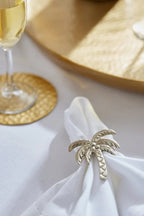 Palm Tree Brass Napkin Ring