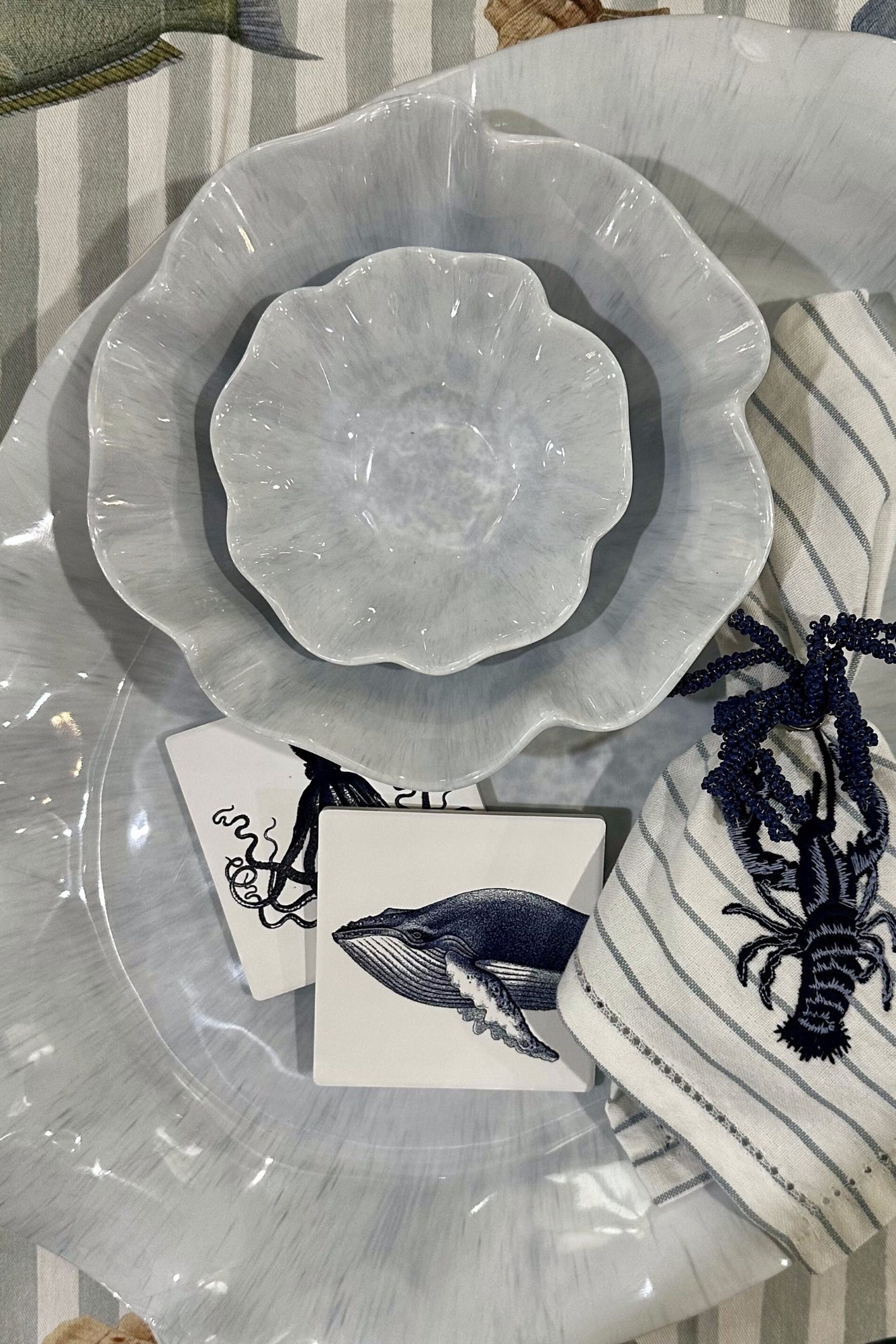 Tide Melamine Blue