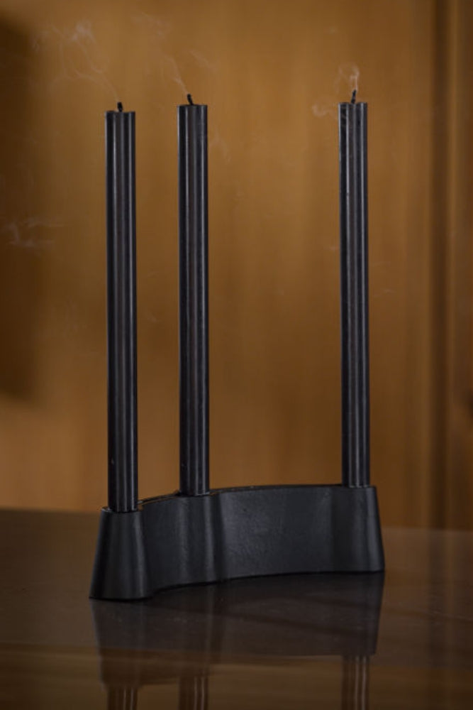 Channel Candle Holder