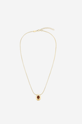 Molten Pendant Necklace - Brown