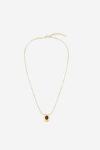 Molten Pendant Necklace - Brown