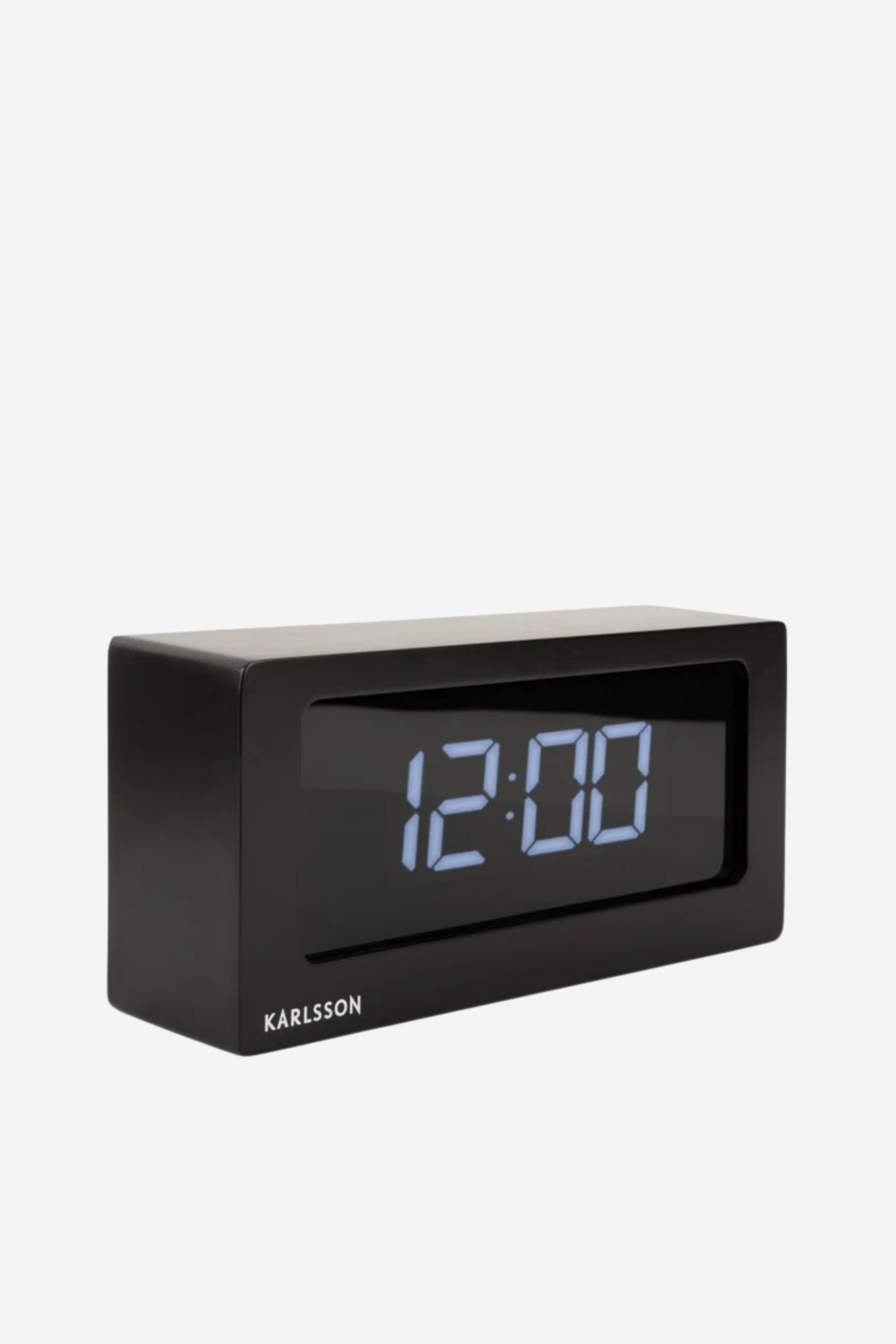 Karlsson Boxed LED Alarm Clock - Black