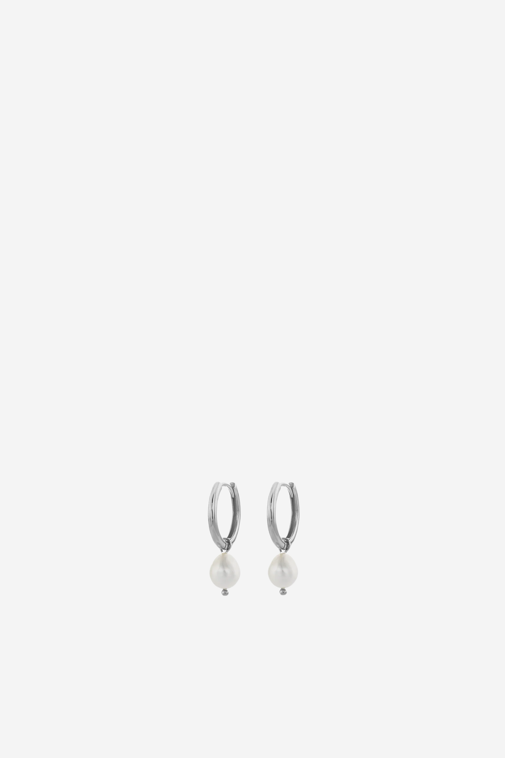 Pearl Hoop Huggies Medium