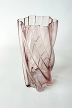 Carrie Glass Vase - Blush