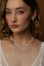 Perla Hoop Earrings