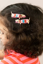 Sausage Dog Glitter Hair Clips