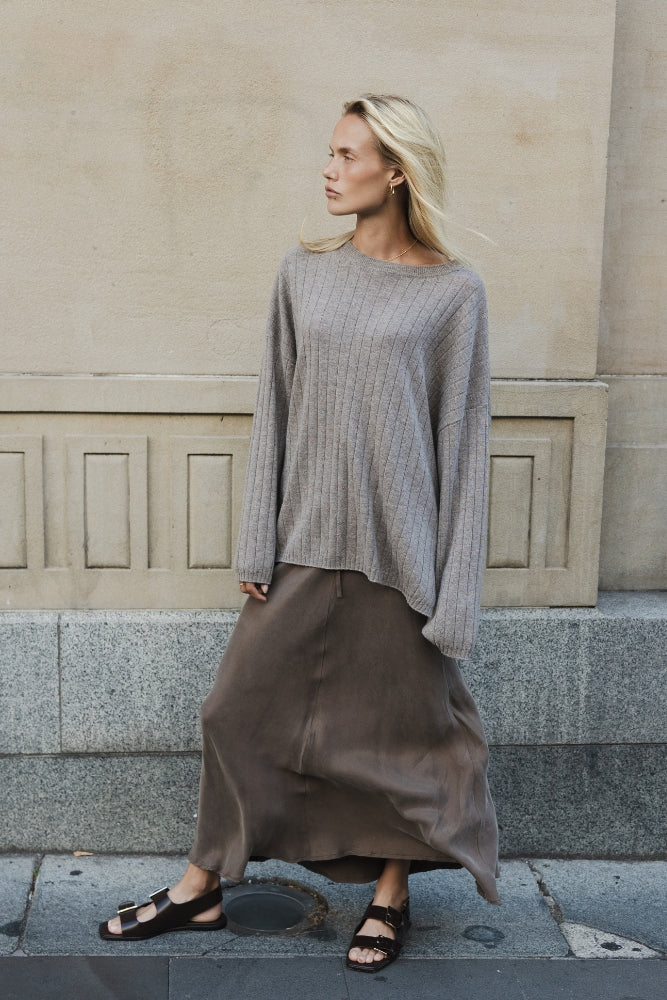 Anytime Skirt - Nutmeg