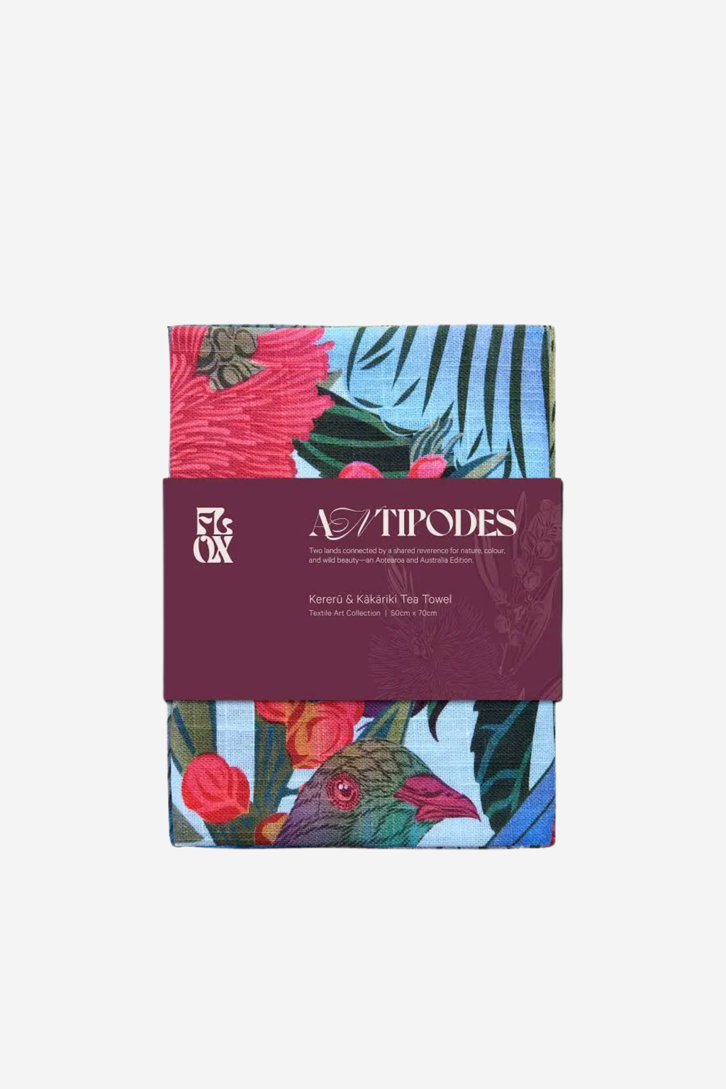 Tea Towel - Kererū & Kākāriki