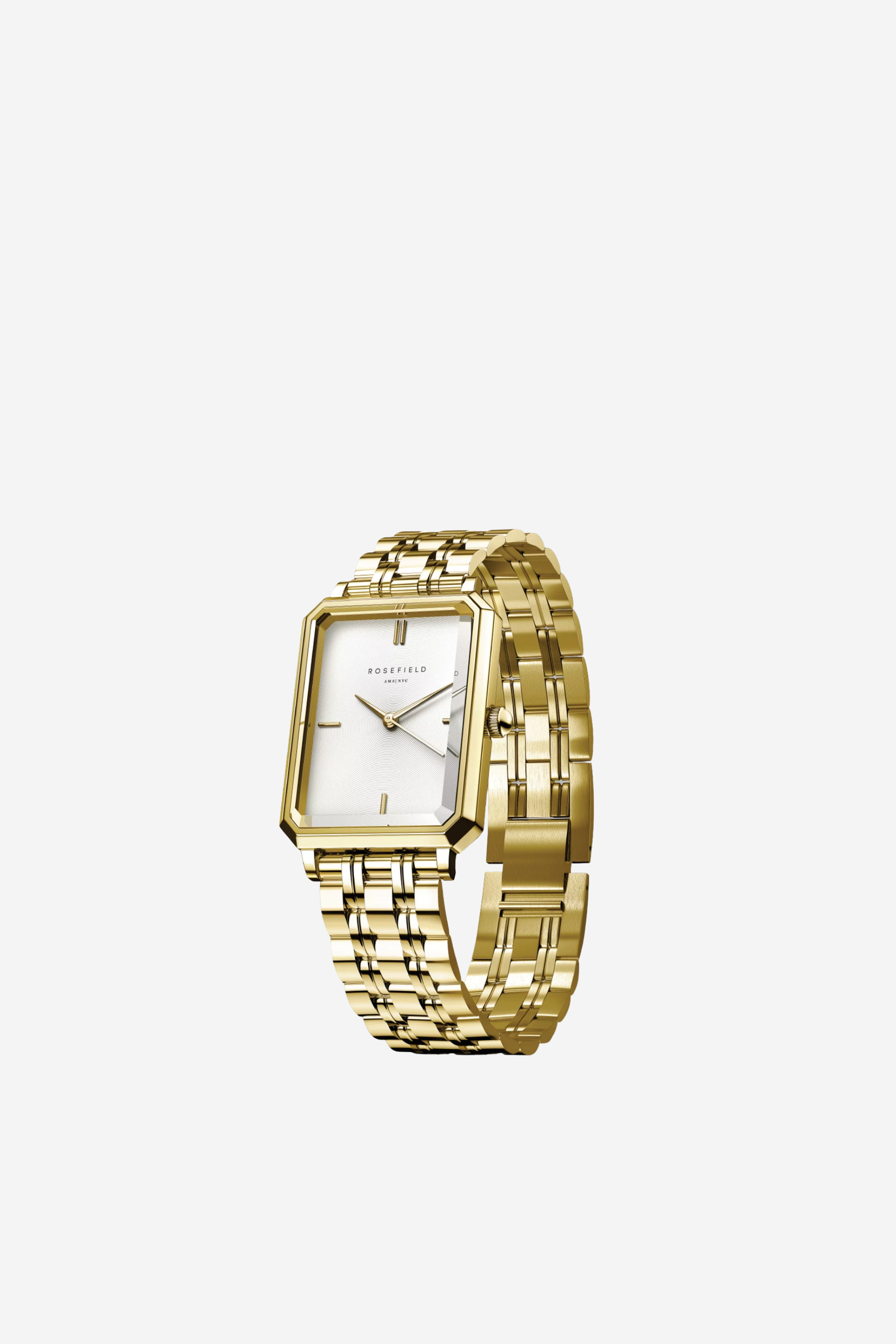 Octagon Watch XS White Face - Gold