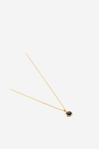 Mini Harmony Necklace - Black Spinel/Gold