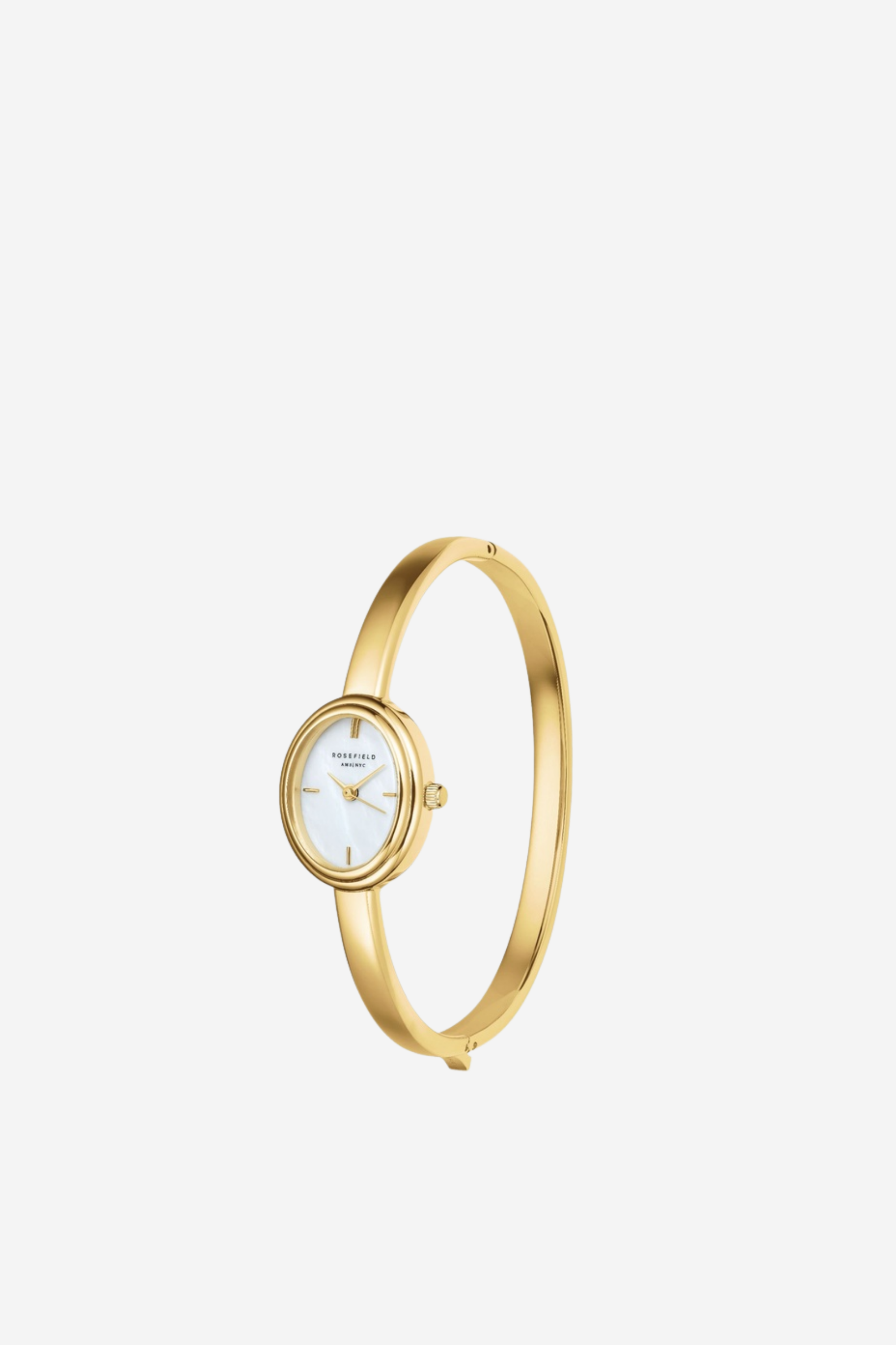 Studio Oval Bangle Watch - Gold