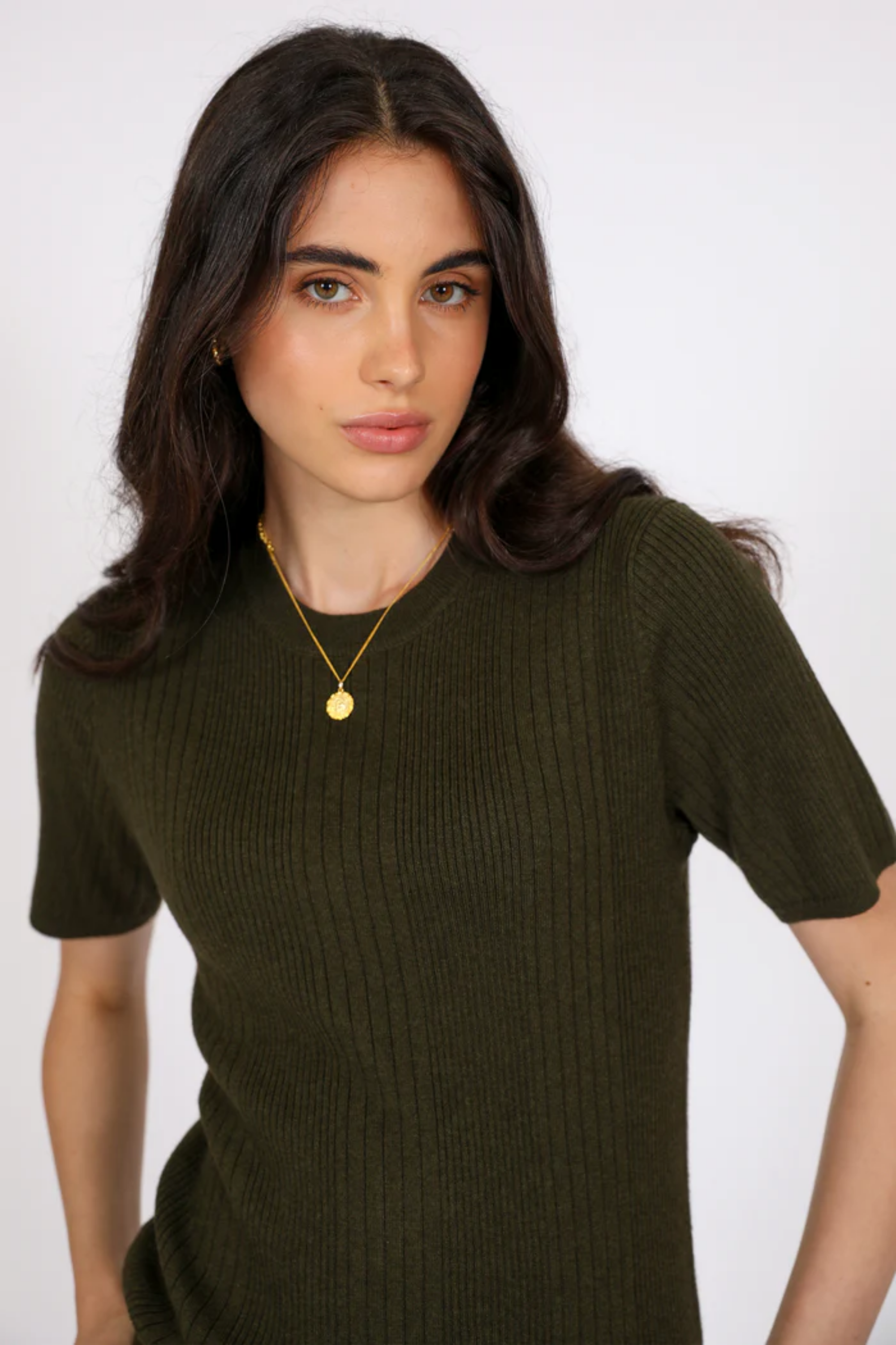 Vero Knit Tee - Spruce
