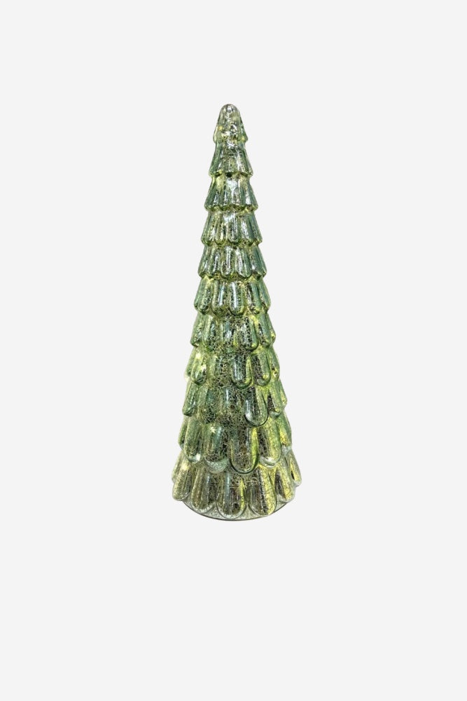 Frost Drop Glass Tree Light Green– 101 Home