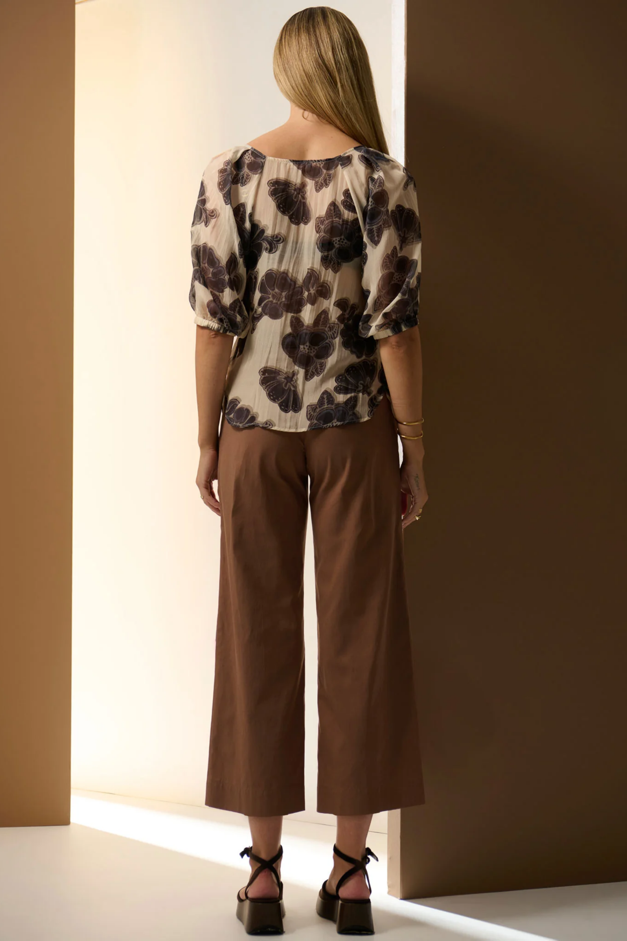 Amara Silk Scoop Top