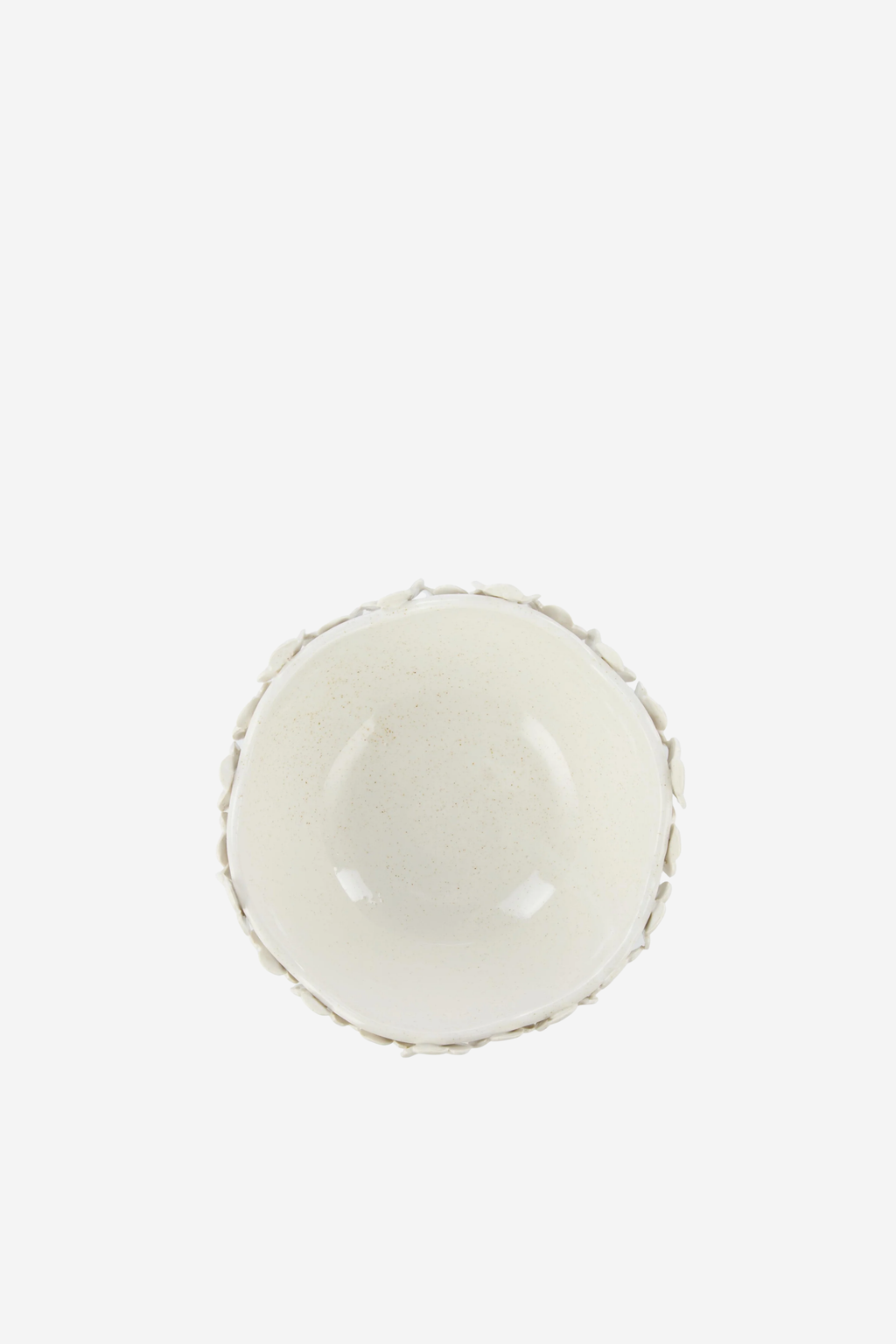 Hyacinth Ceramic Bowl White