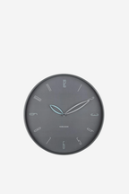 Petals Wall Clock - Dark Grey
