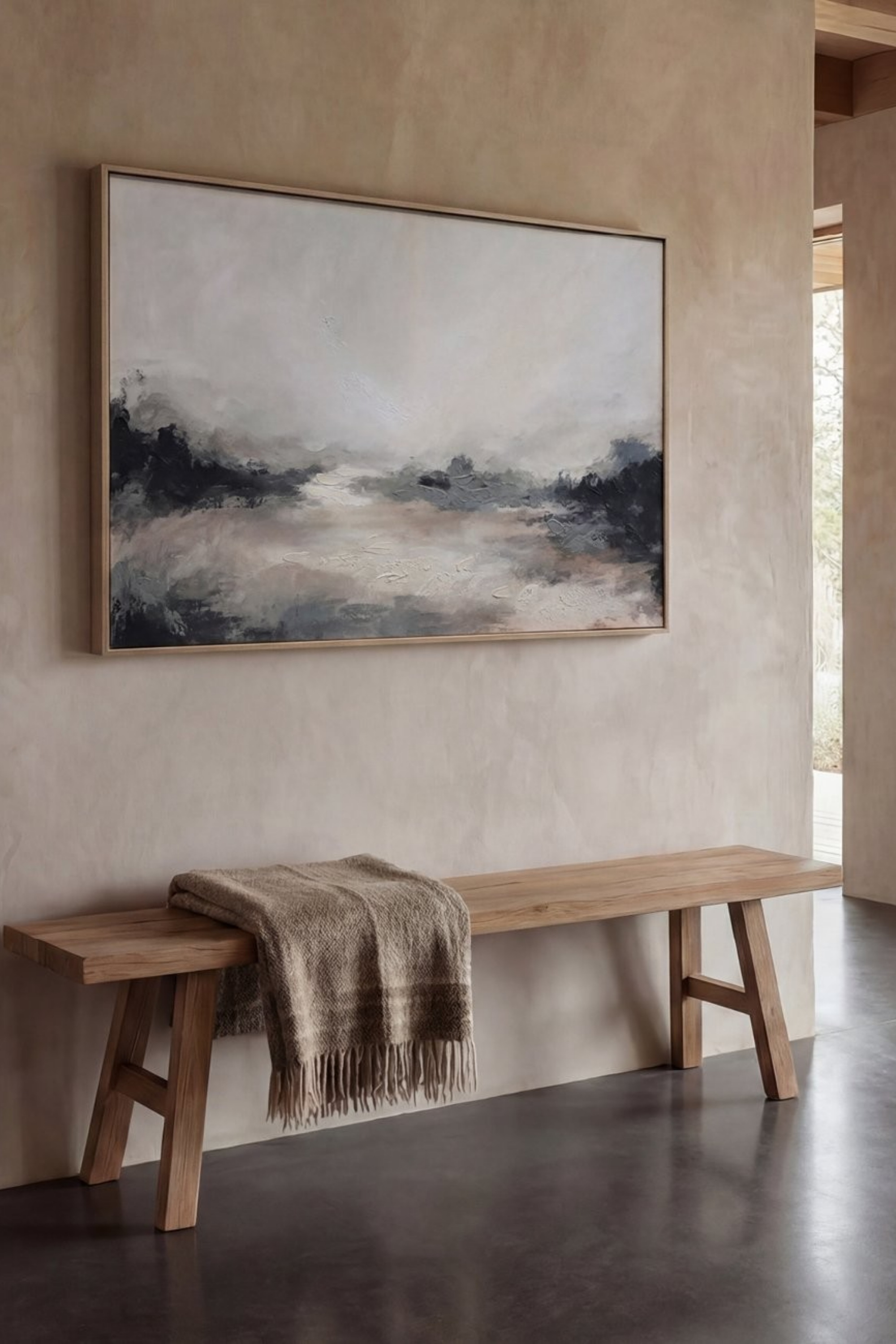 Dusk Framed Canvas