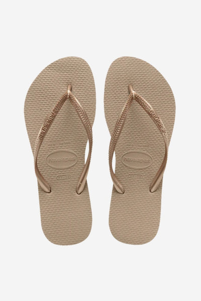 Slim Jandals - Rose Gold