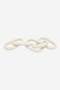 Link Wooden Chain - White 5 Link