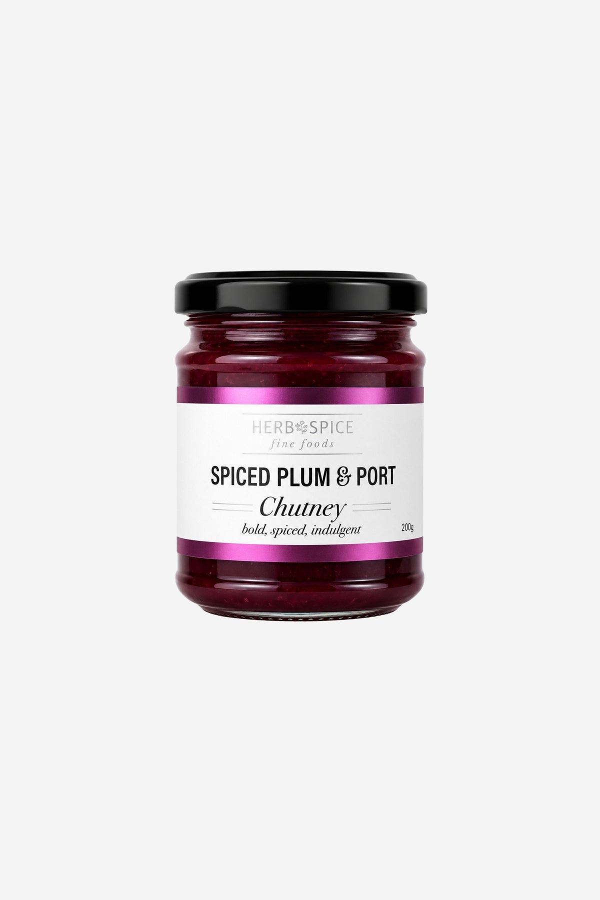 Spiced Plum & Port Chutney