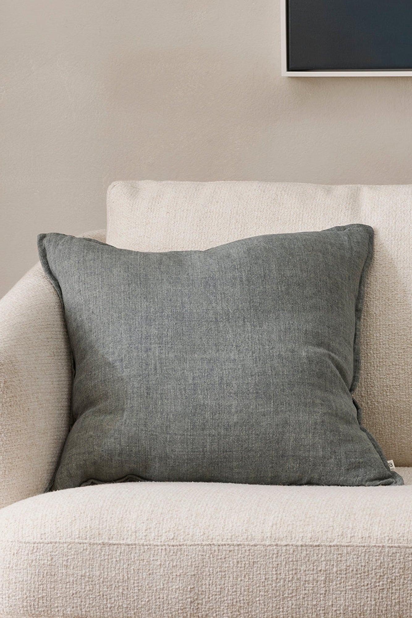 Cassia Cushion - Steel