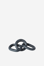 Amalfi Marble Chain Sculpture Black