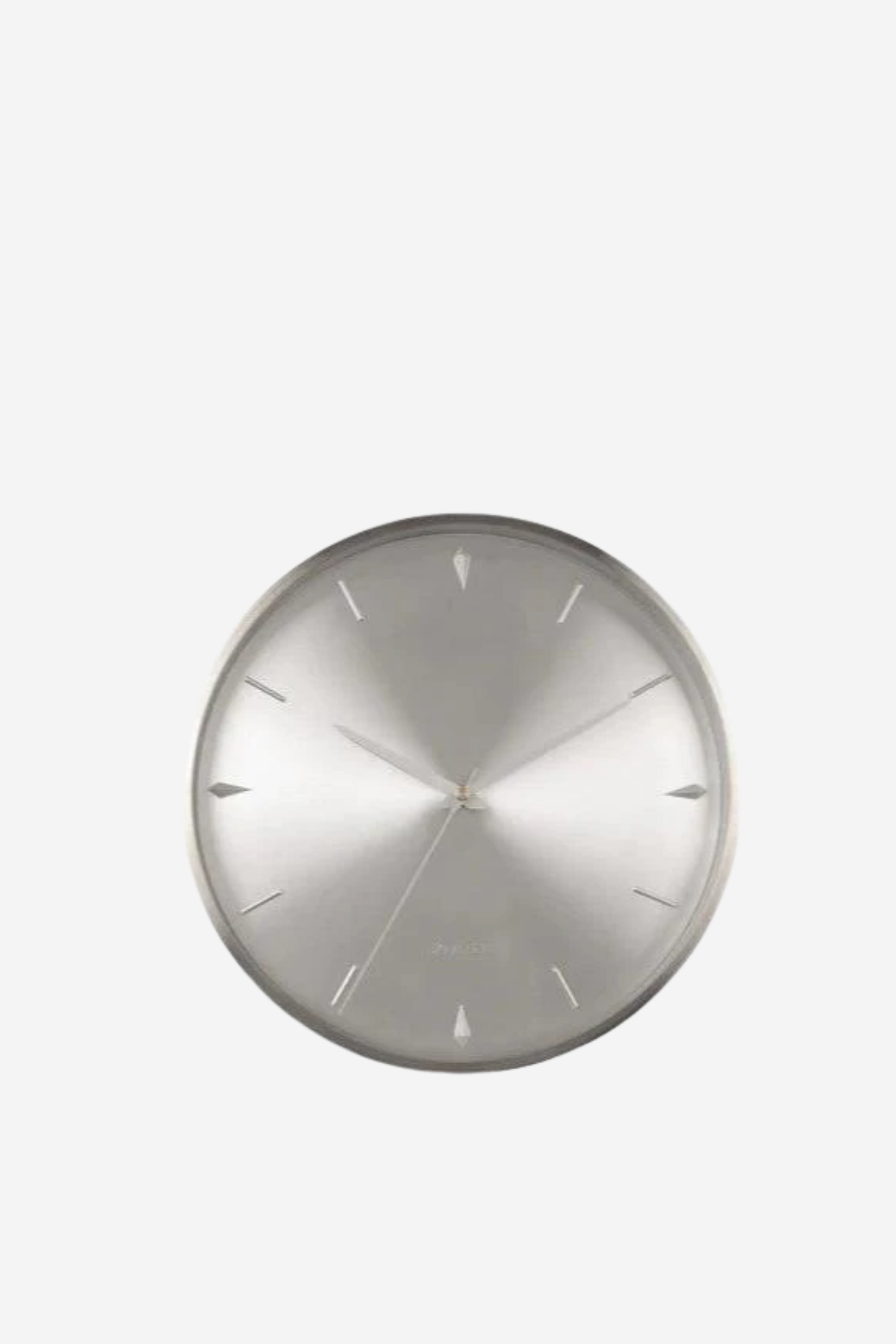 Jewel Clock - Brushed Silver