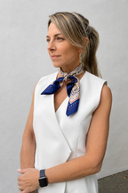Dark Hampton - Petite Silk Scarf