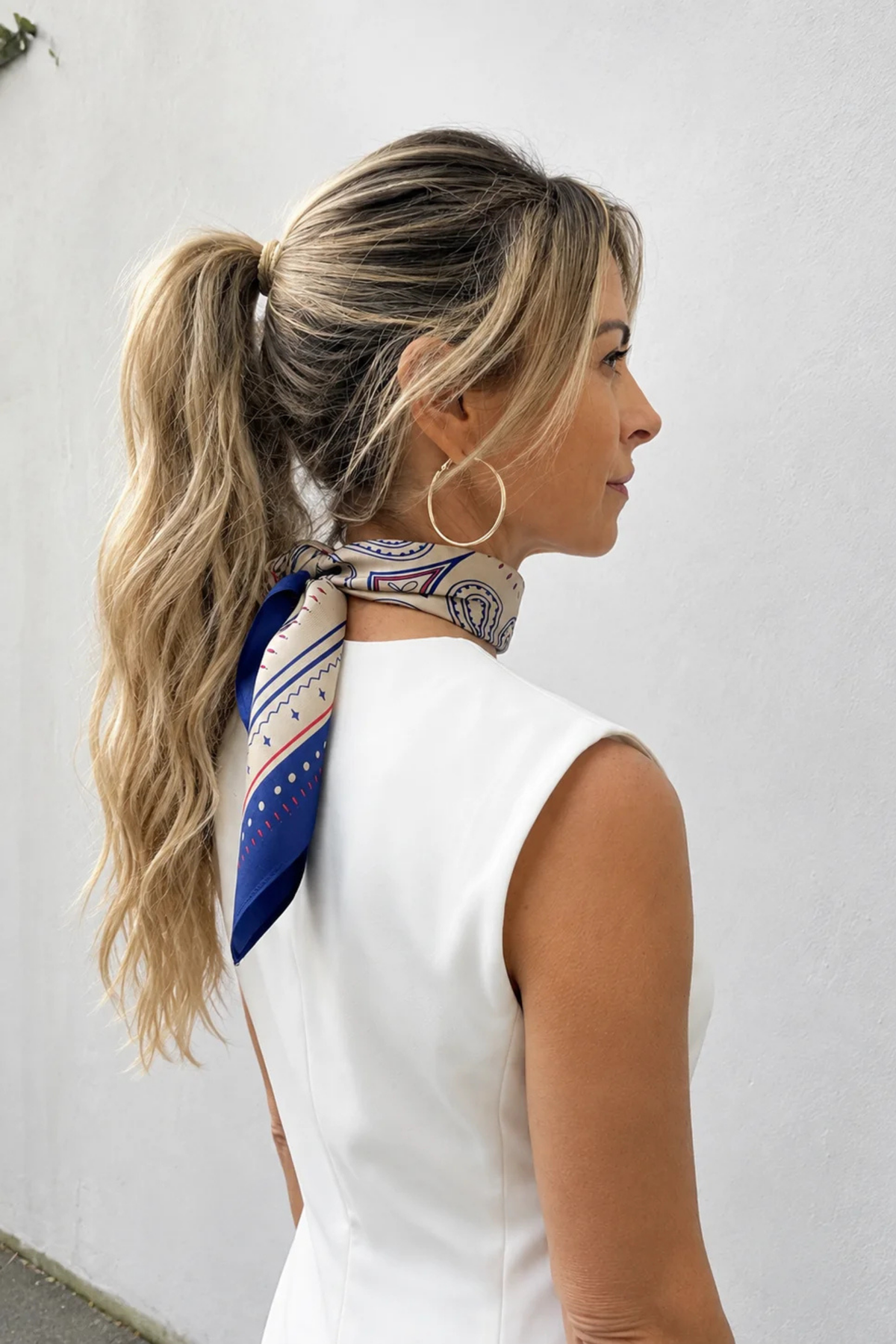 Dark Hampton - Petite Silk Scarf