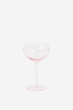 Ripple Champagne Glass - Pink