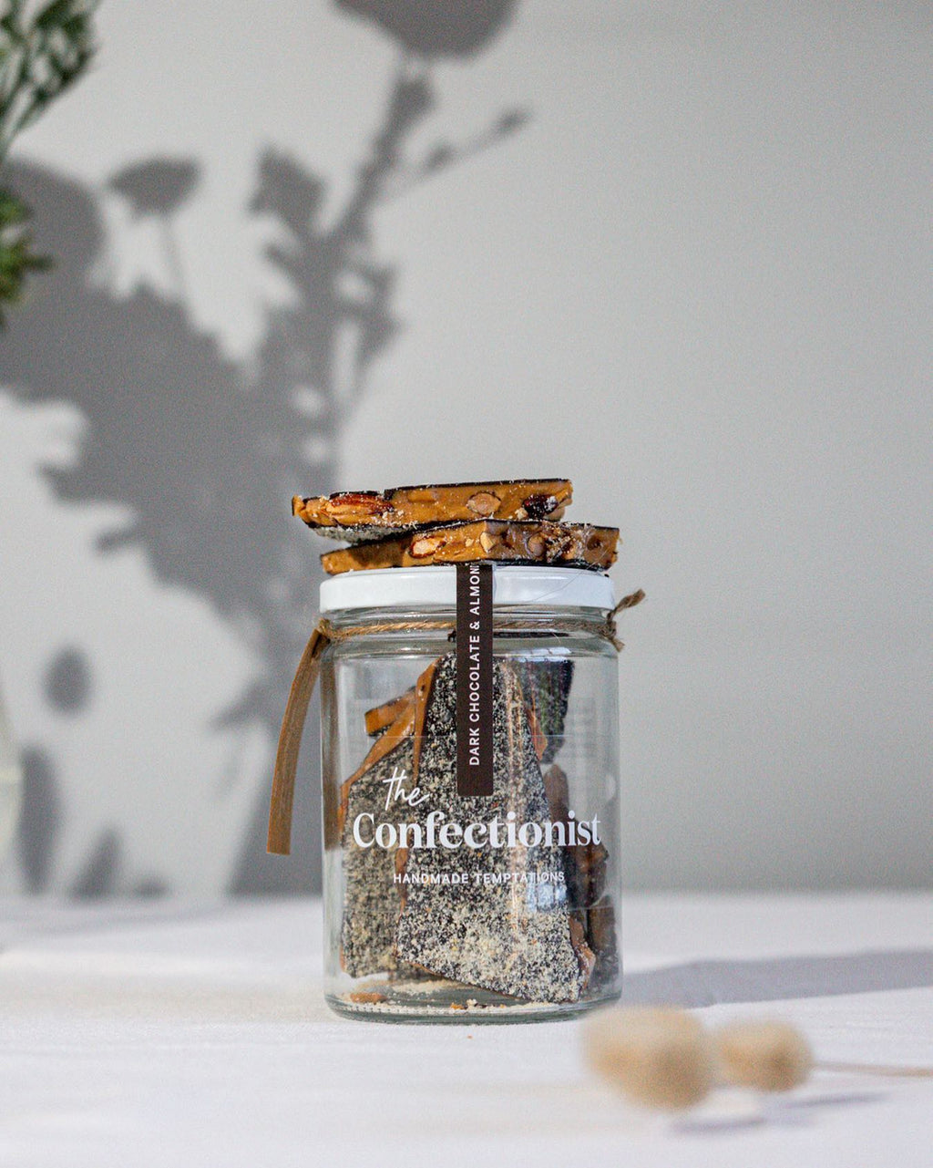 Dark Chocolate & Almond Toffee - 200g Jar