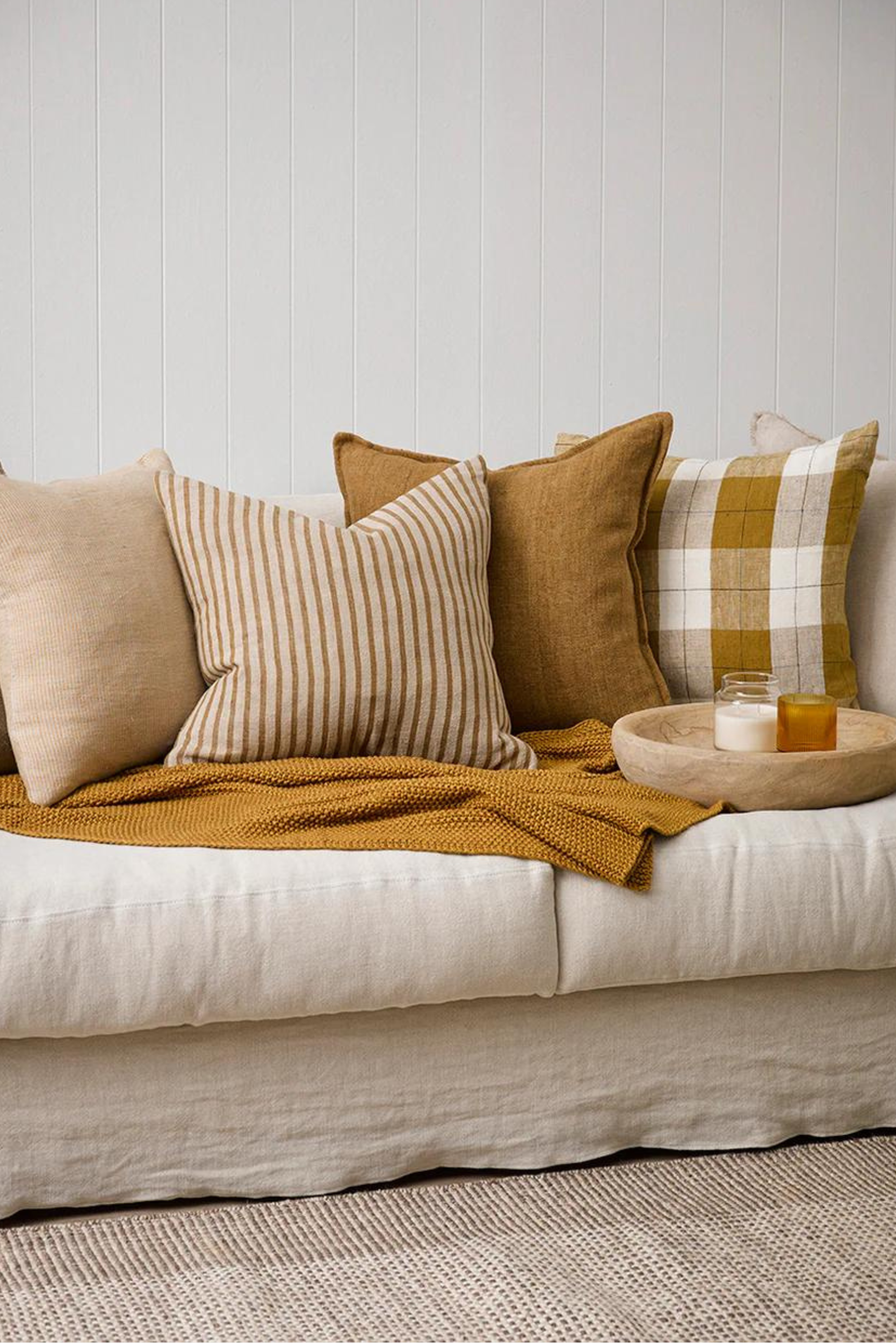 Flaxmill Cushion - Fenugreek