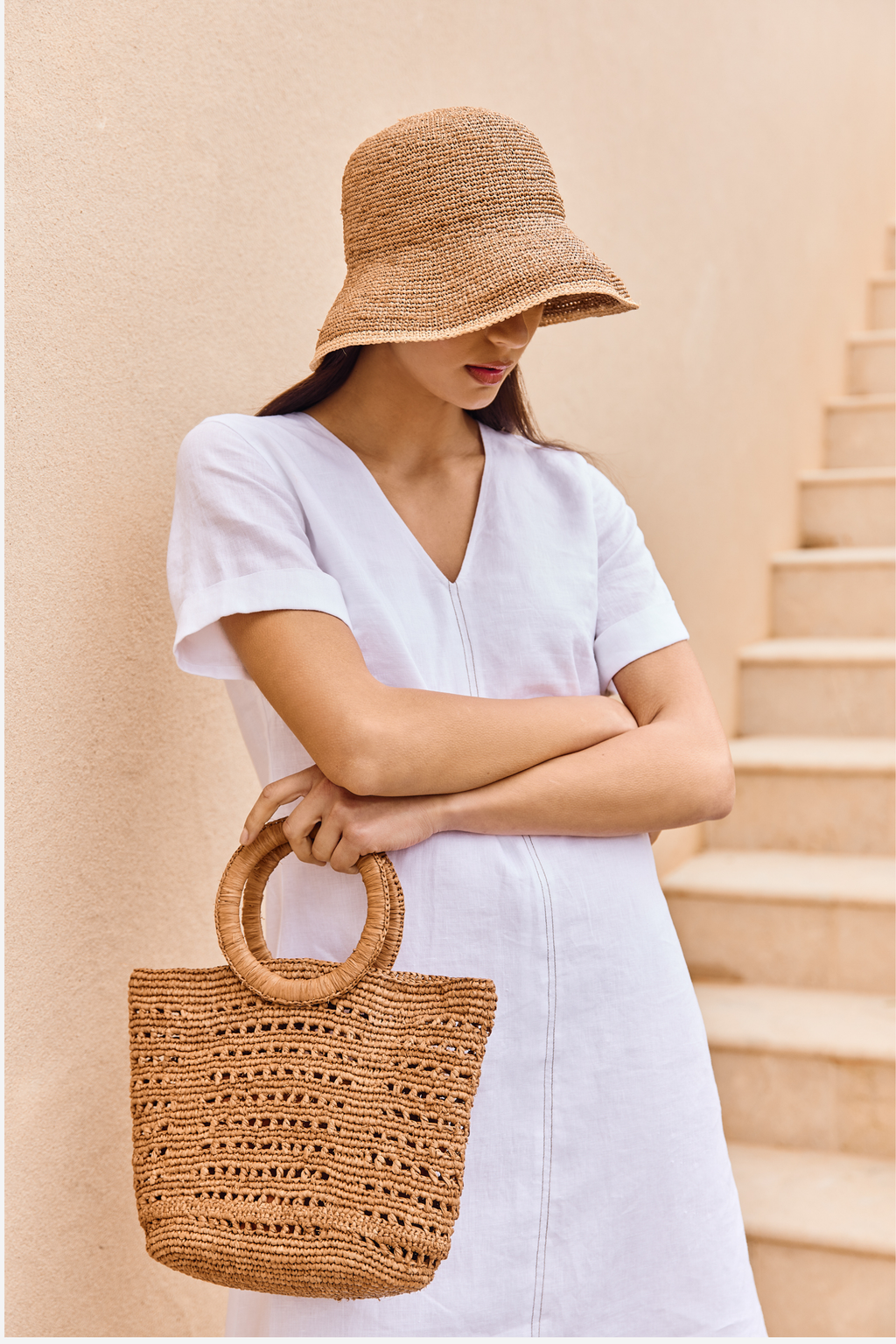 Tivoli Linen Dress - White