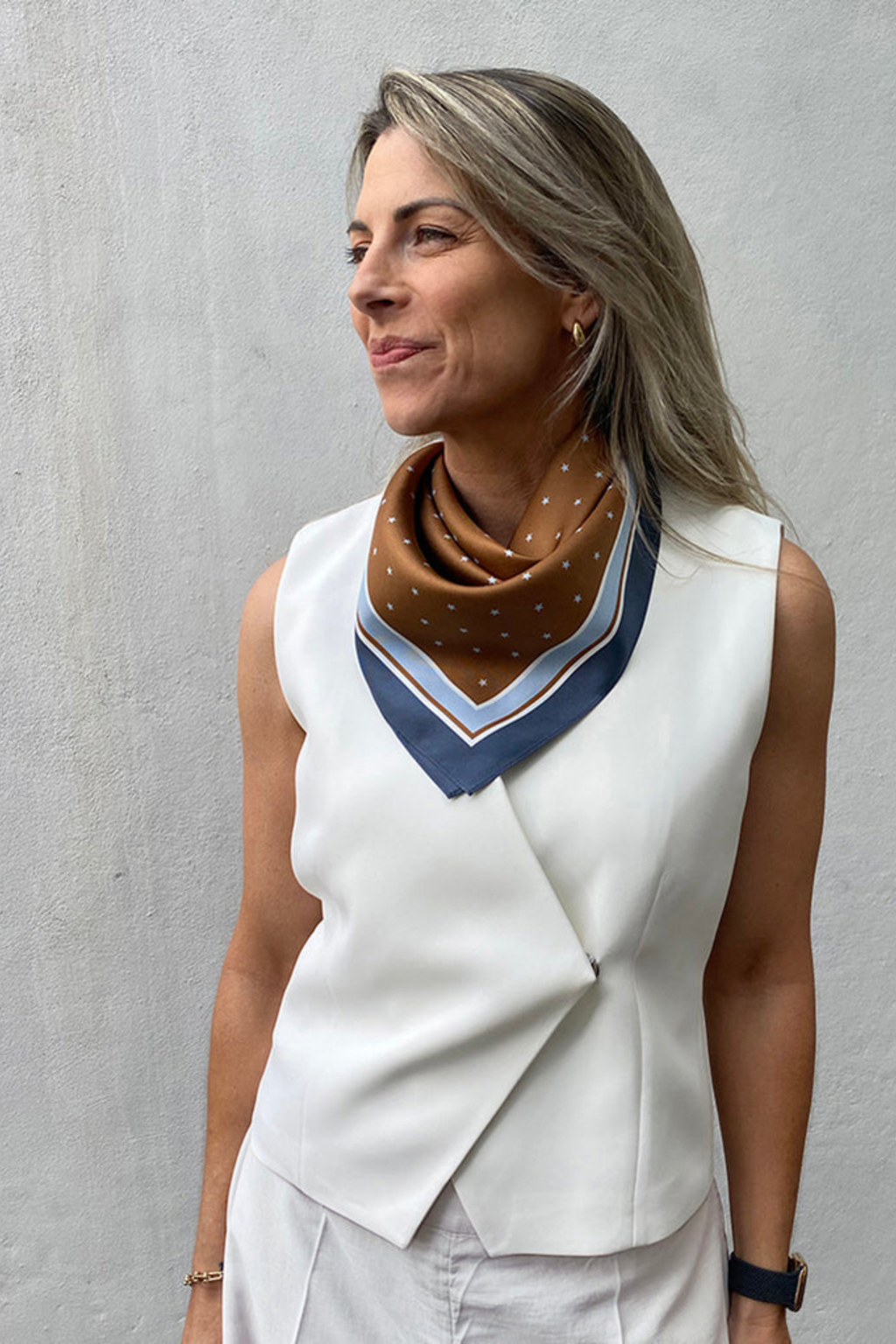 Dark Hampton - Petite Silk Scarf