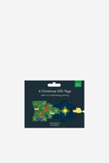 Celestial Tree Gift Tags - Pack of 6