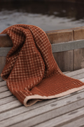 Nero Towel Range - Paprika/Cream