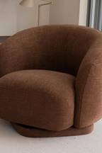 French Swivel Chair - Tobacco