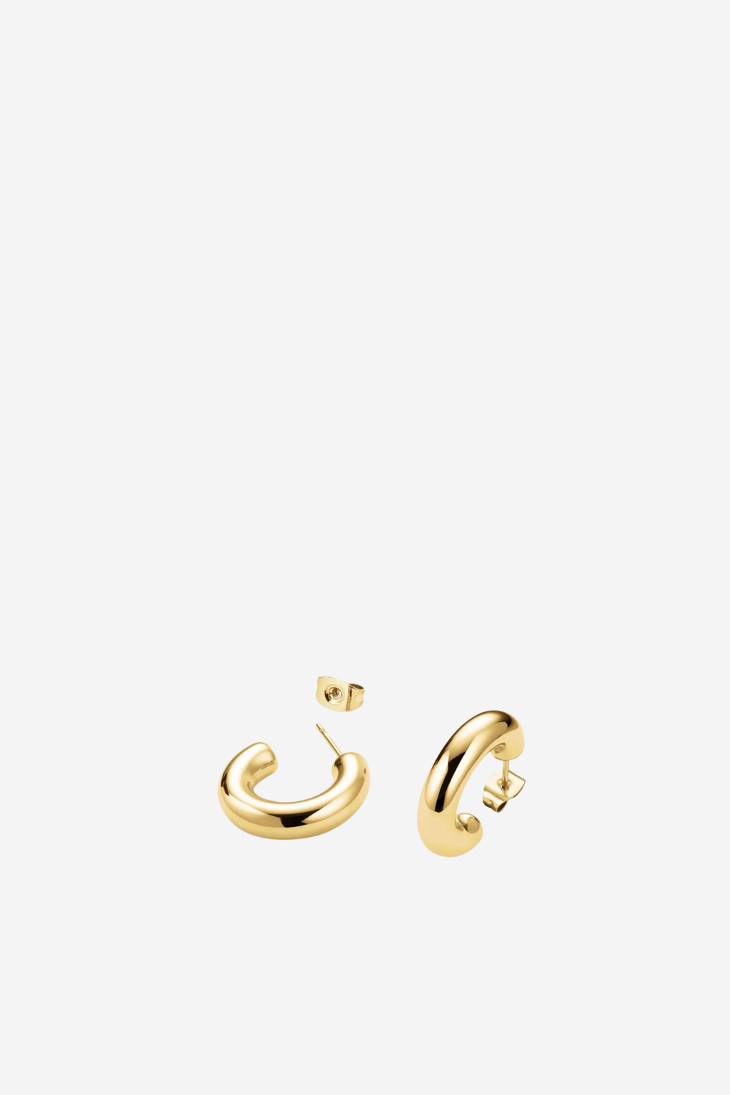 Medium Hoop Earrings - Gold