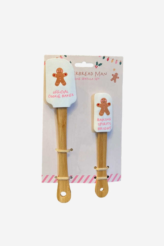 Christmas Gingerbread Man Spatula Set