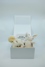 'Newborn Essentials' Mini Gift Box - Woodlands Beanie