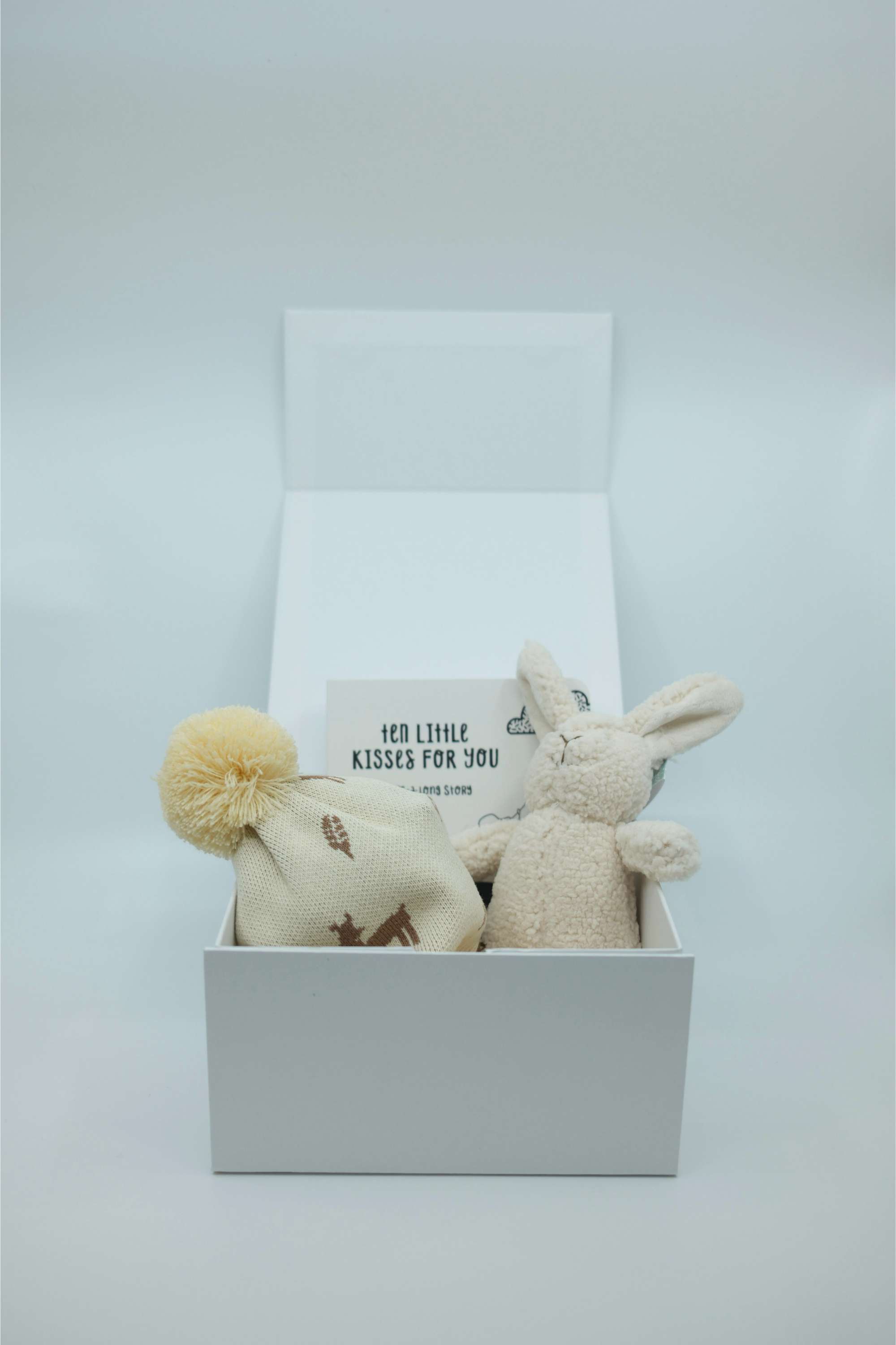 'Newborn Essentials' Mini Gift Box - Woodlands Beanie