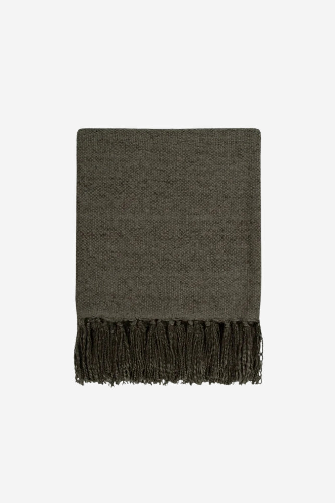 Richmond Throw - Dark Olive