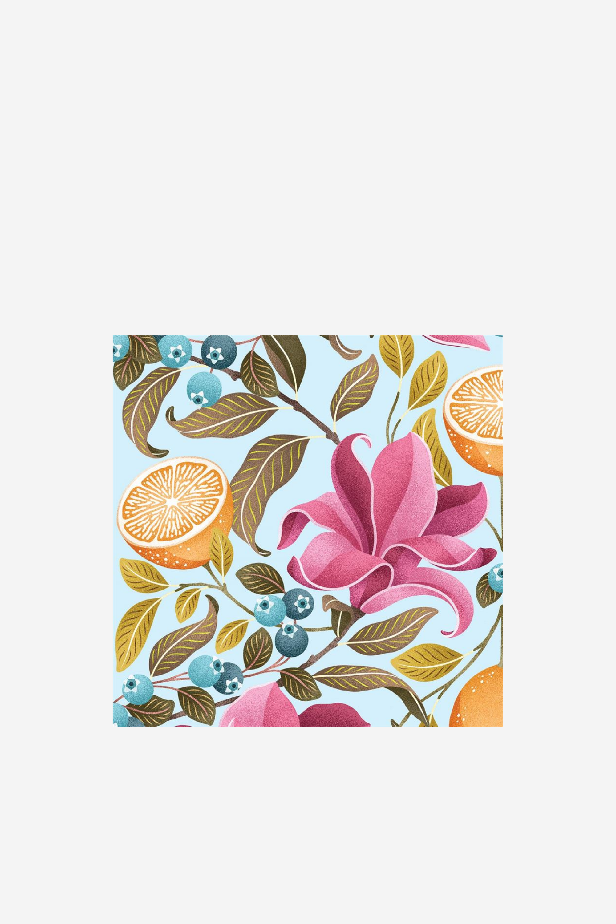 Lemons and Magnolia Napkins