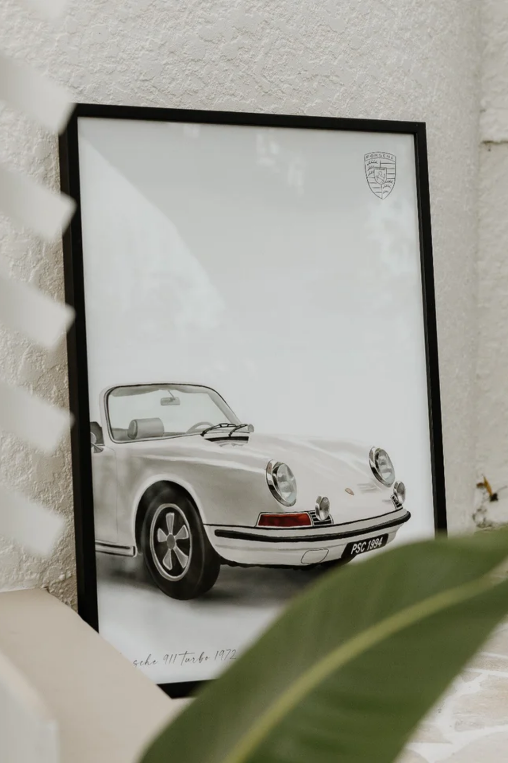 Classic 911 Framed Print - Black A2