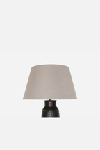 Flax Weave Tapered Drum Lampshade - Cream