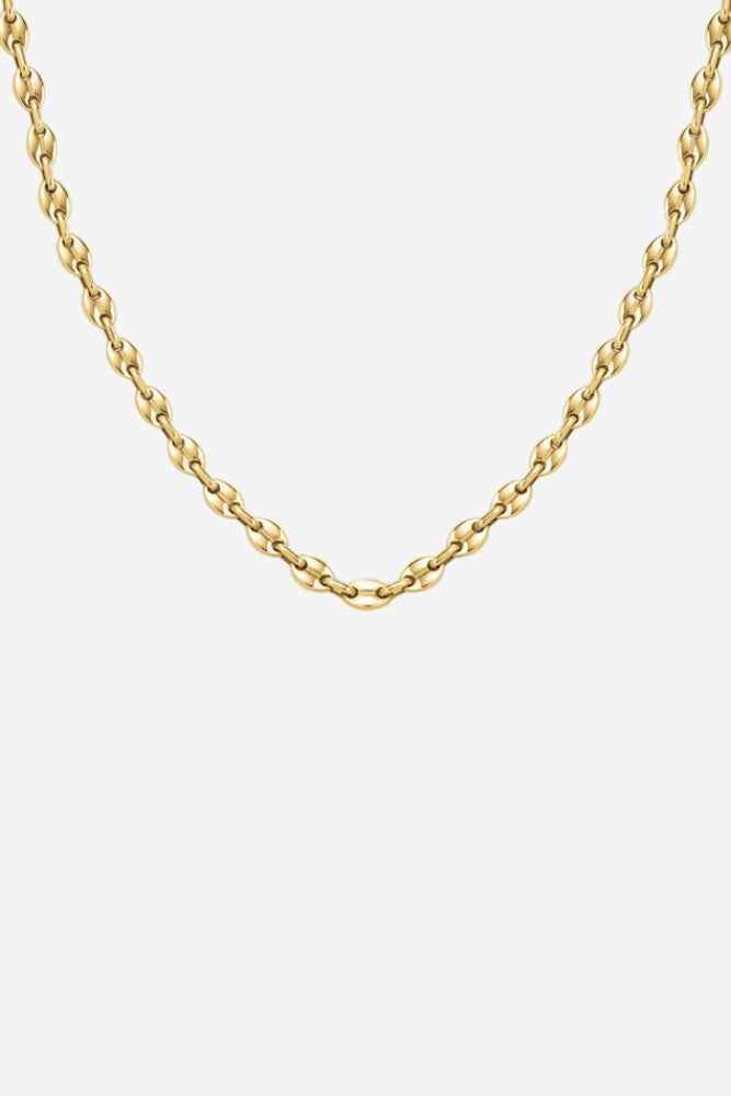 Coffee Bean Chain Necklace
